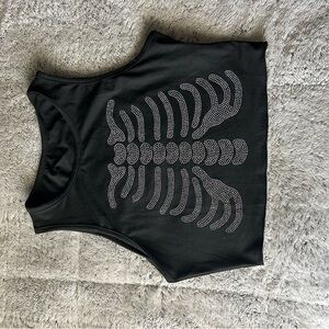 SHEIN Black Garment with Tag Detail